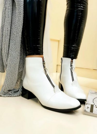Women ankle boots SUKTHI - WHITE