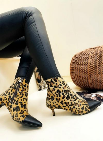 Women ankle boots B710 - BEIGE