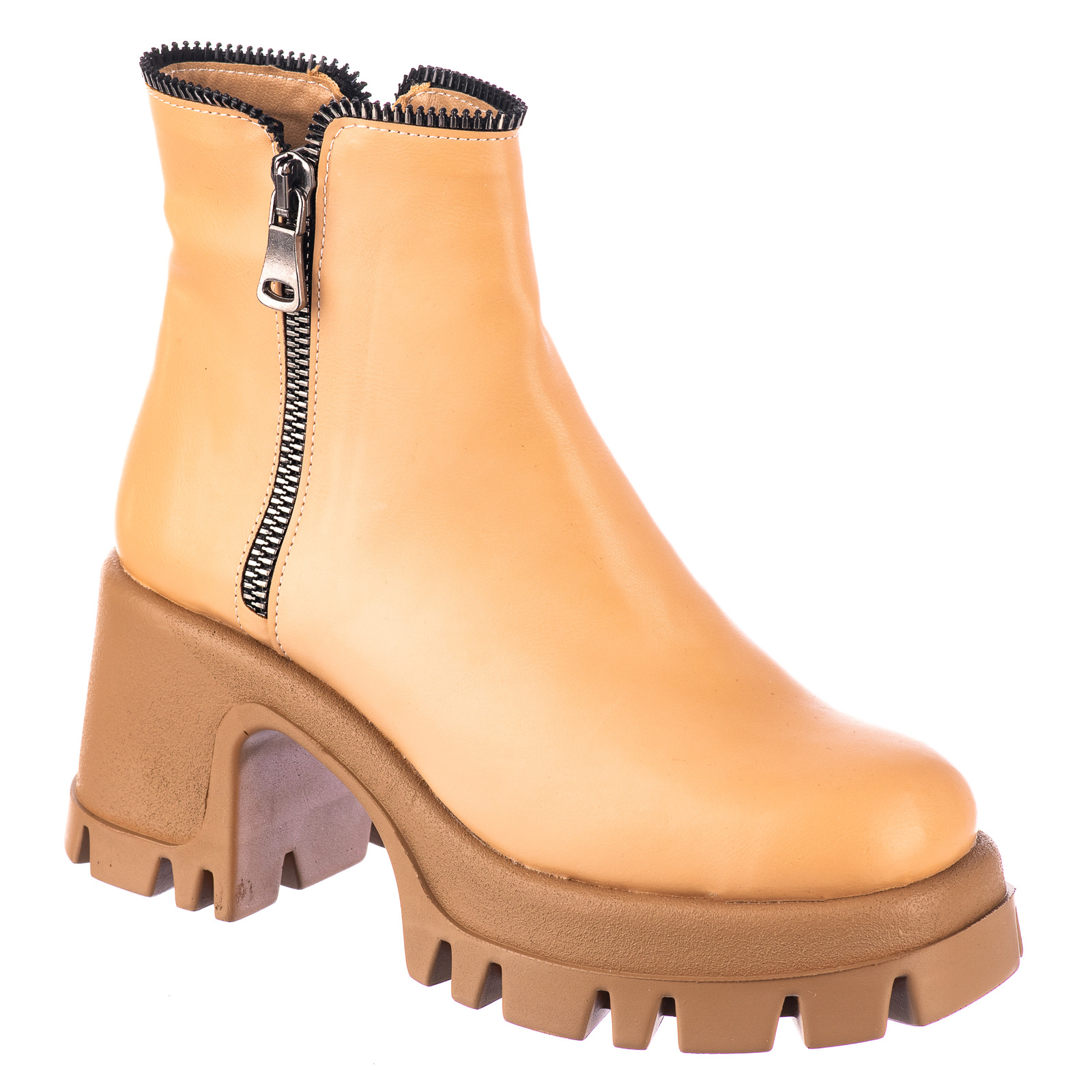 Women ankle boots B712 - BEIGE