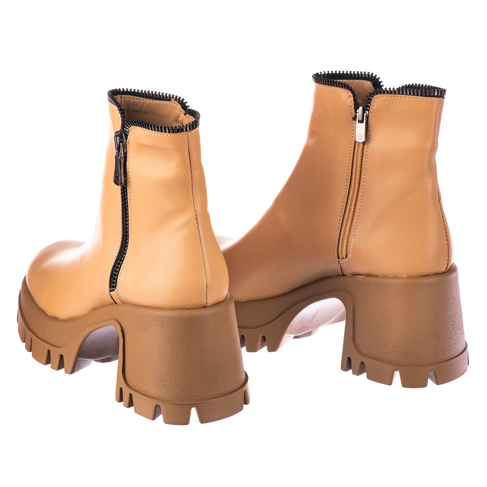 Women ankle boots B712 - BEIGE