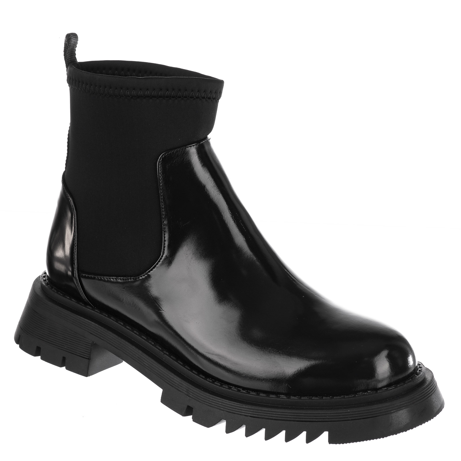 Women ankle boots B720 - BLACK