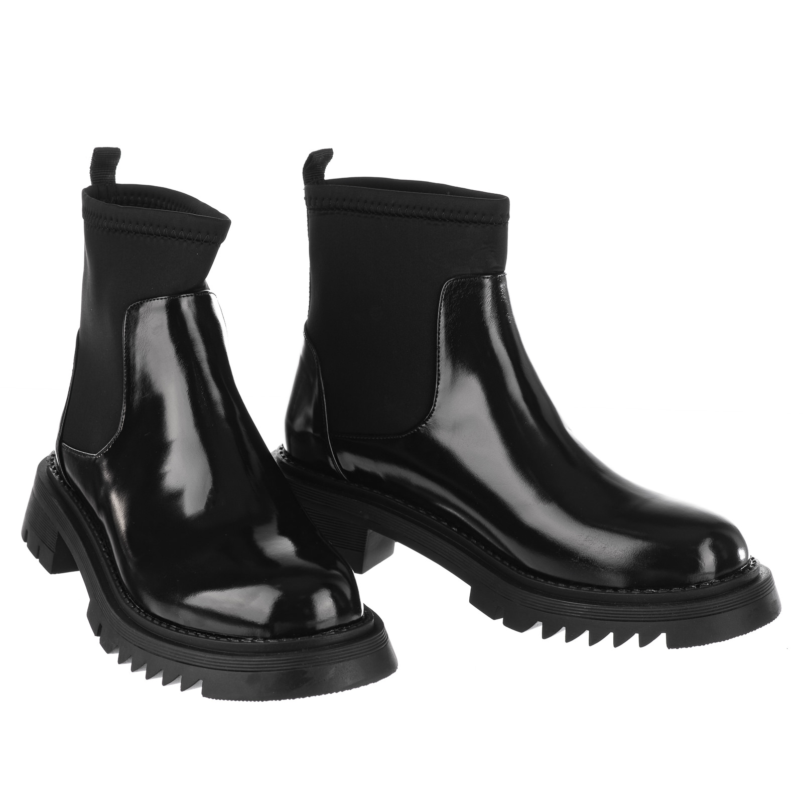 Women ankle boots B720 - BLACK