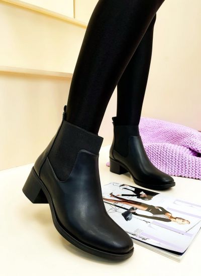 Women ankle boots ESSIE - BLACK