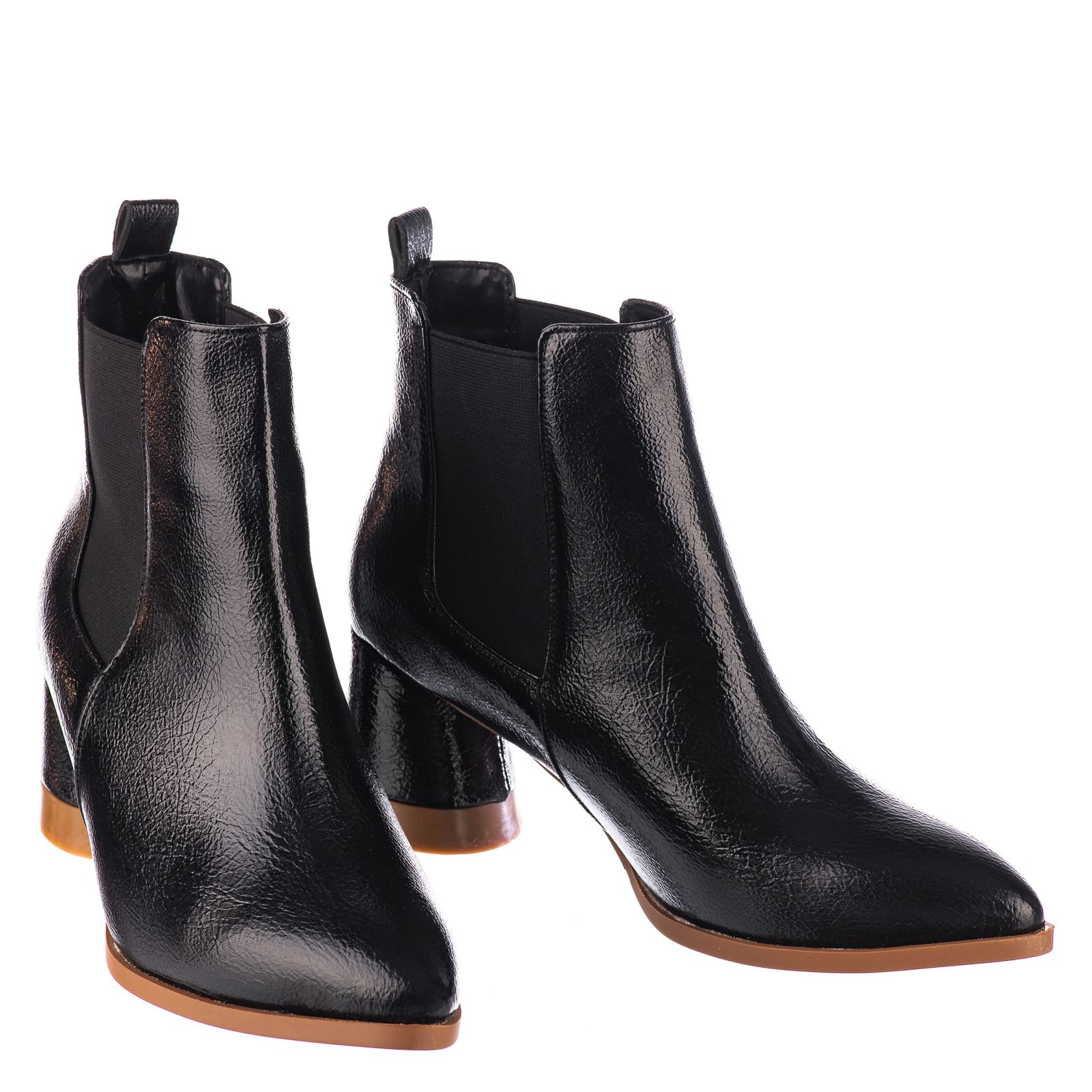 Women ankle boots B724 - BLACK