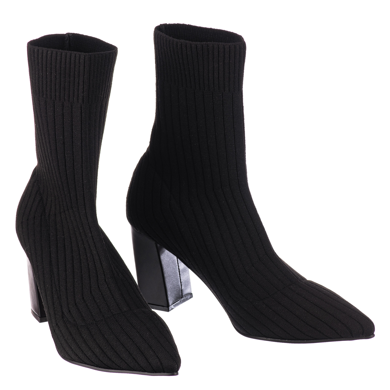 Women ankle boots B729 - BLACK