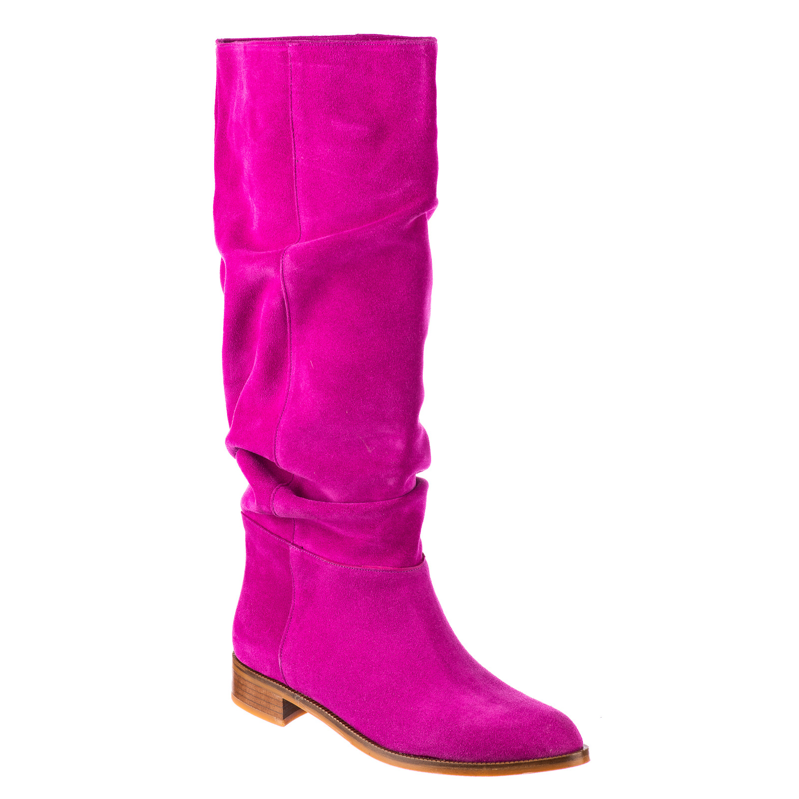 Leather boots B736 - PINK