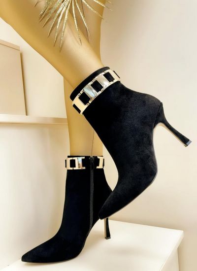 Women ankle boots B607 - BLACK