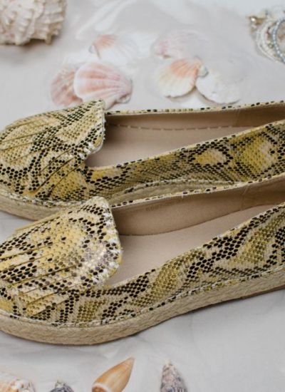 KROKO OKER ESPADRILE