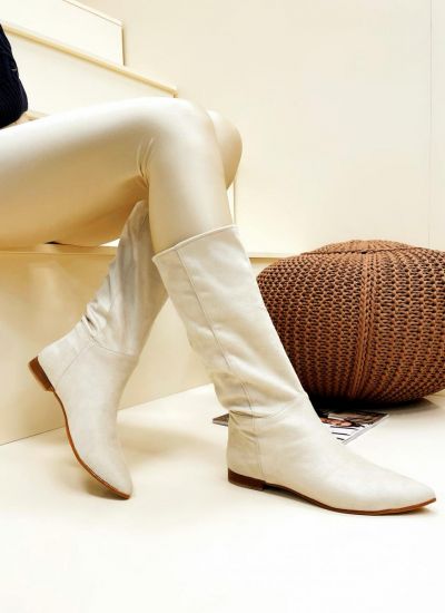 Women boots AELA - BEIGE