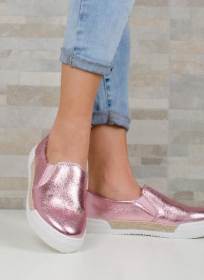 METALIK ROZE ESPADRILE