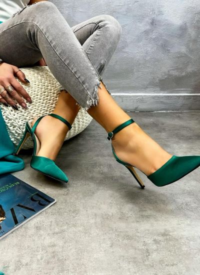 High-heels HAWA - GREEN