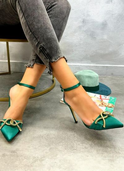 High-heels GALLA - GREEN