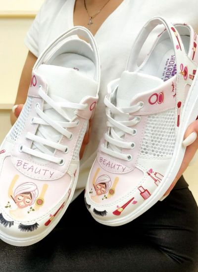 WORK SNEAKERS BEAUTY - WHITE