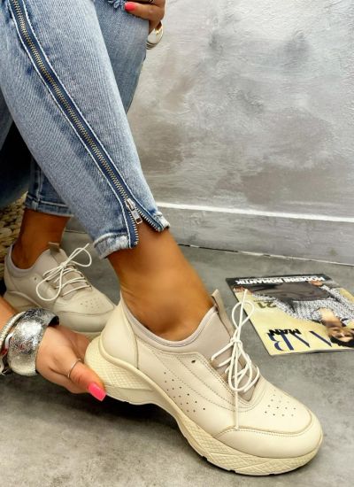 romy leather sneakers