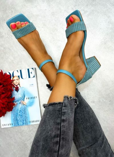Women sandals RIVANA - BLUE