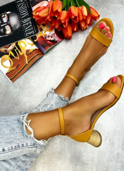 Women sandals DERYA - ORANGE