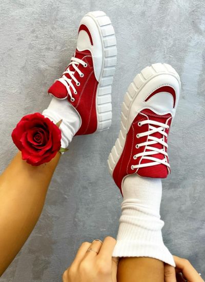 Women sneakers ETTIE - RED