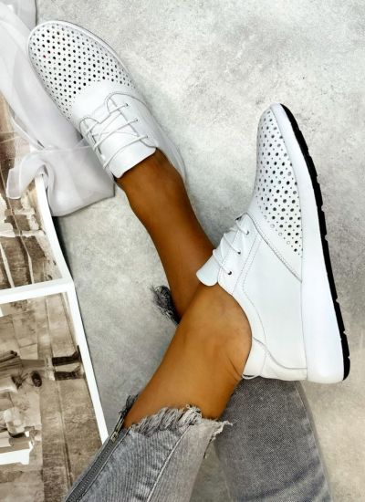 Leather sneakers MADURA - WHITE