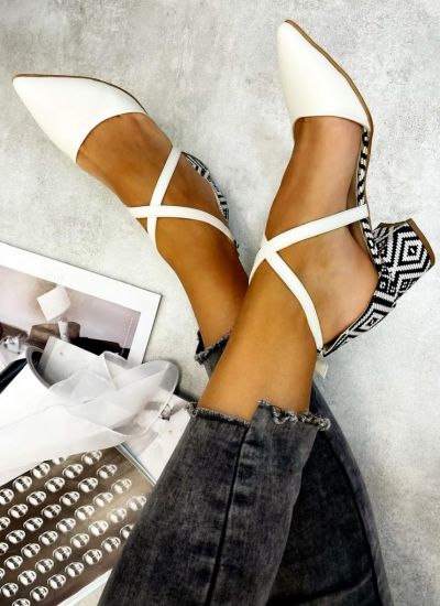 Women sandals SHALIN - WHITE