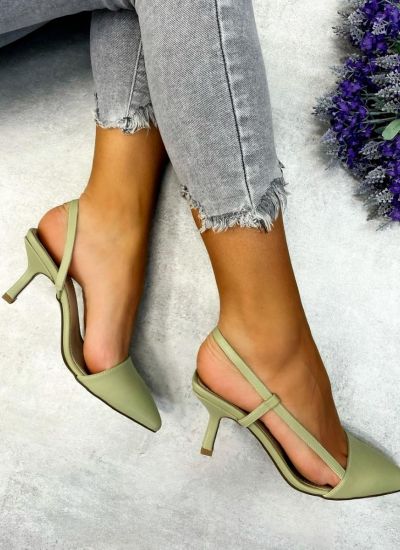 Women sandals MILOU - GREEN