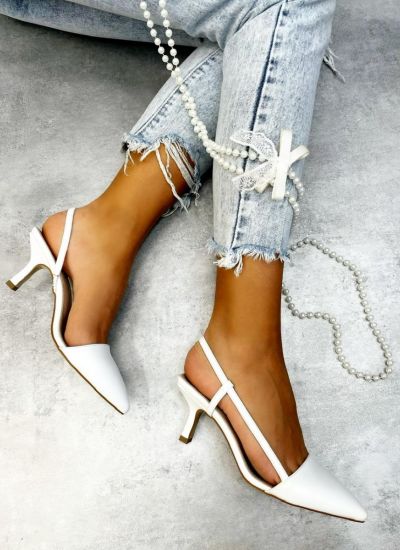 Women sandals MILOU - WHITE
