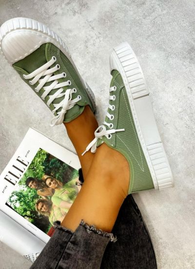 Women sneakers EADIE - GREEN