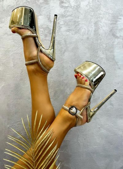 Women sandals SCARLETT - GOLD