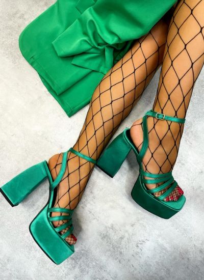Women sandals AREEBA - GREEN