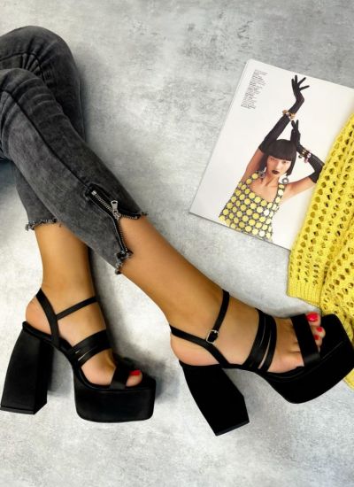 Women sandals ARISU - BLACK