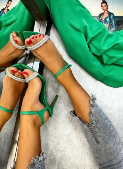 Women sandals HAREEM - GREEN