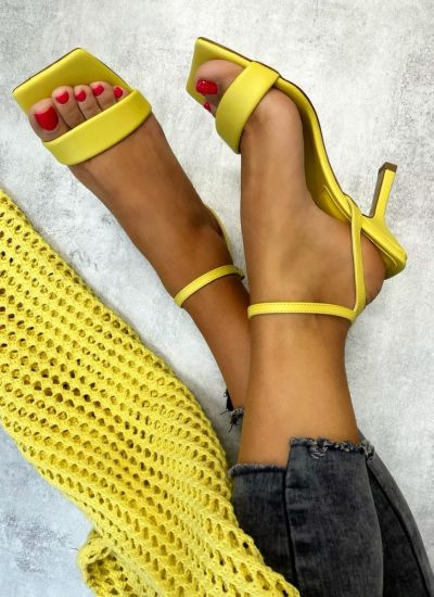 Women sandals RANA - YELLOW
