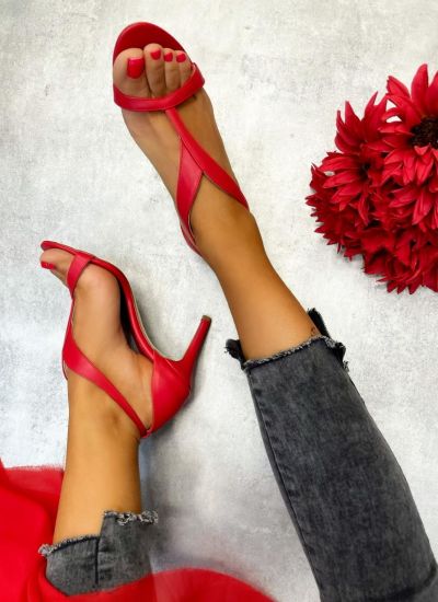 Women sandals VELA - RED