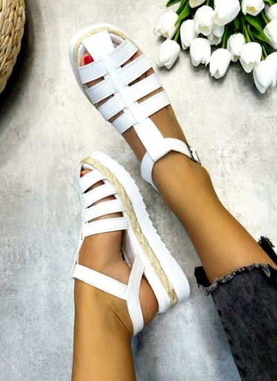 Women sandals RUKYAH - WHITE