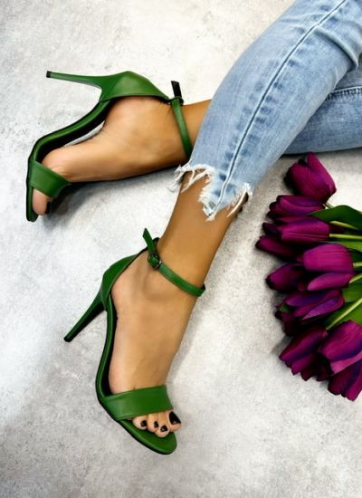 Women sandals ANDRA - GREEN