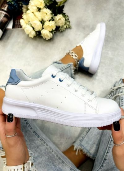 Leather sneakers ASHNA - WHITE