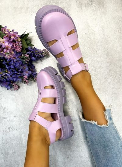 Sandalen für Damen LAMAR - LILA
