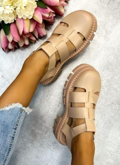 Women sandals LAMAR - BEIGE