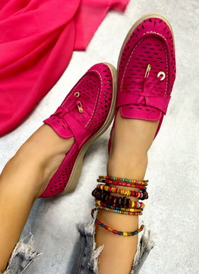 Ženske ravne cipele HRADHA - PINK
