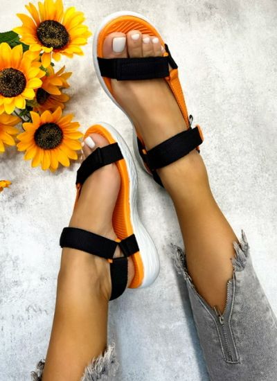 Women sandals MHARI - BLACK