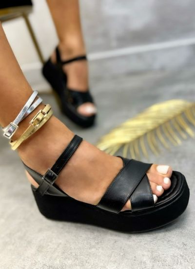 Women sandals LORETA - BLACK