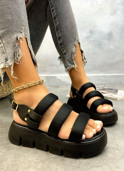 Women sandals TIVY - BLACK