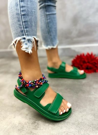 Women sandals RAMILA - GREEN