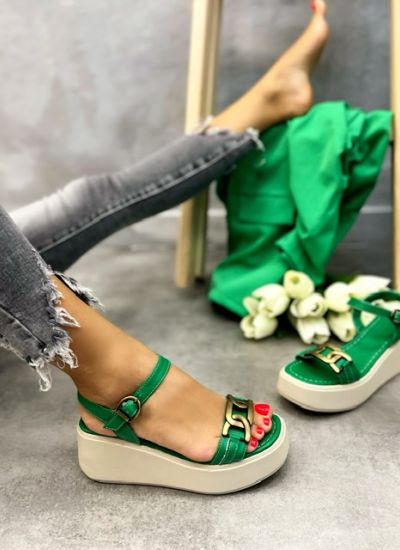 Women sandals ZABEEN - GREEN