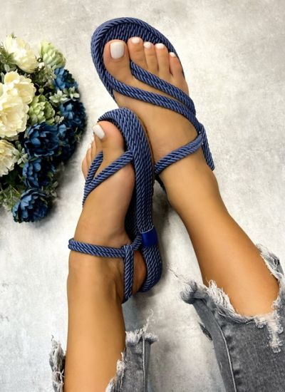 Women sandals SAROJA - BLUE