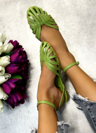 Ženske sandale CAILIE - ZELENA