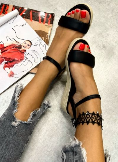 Women sandals SINDHU - BLACK