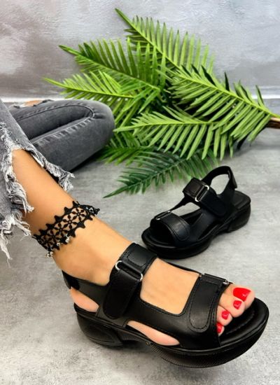 Sandale de damă LUISA - NEAGRĂ