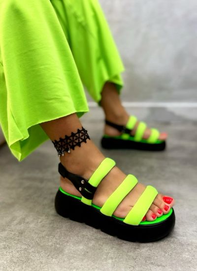 Women sandals TIVY - GREEN