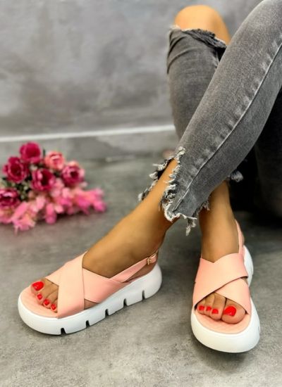 Women sandals PUSCAS - ROSE