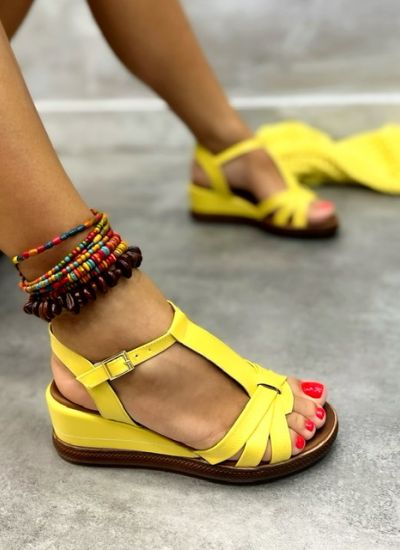 Women sandals SIENA - YELLOW